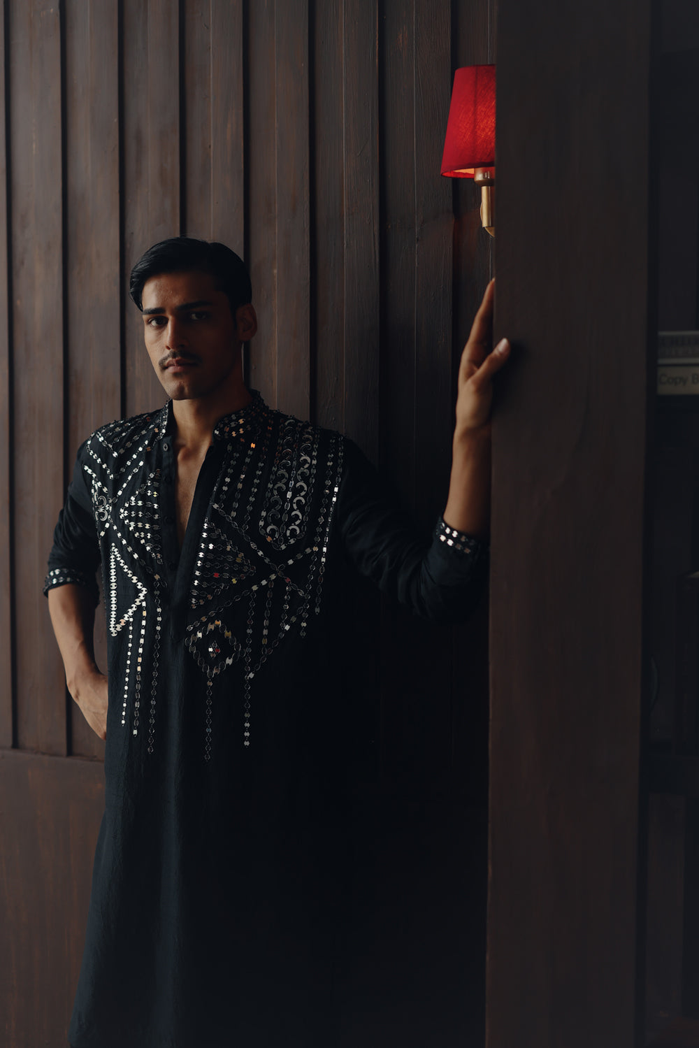 Mirror Embellished Kurta