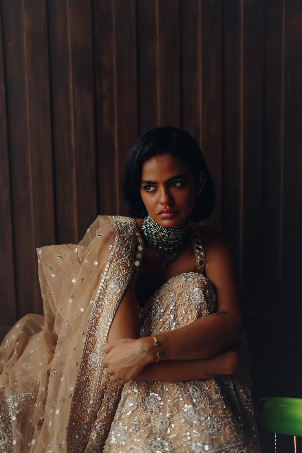 Golden Mirage Lehenga Set