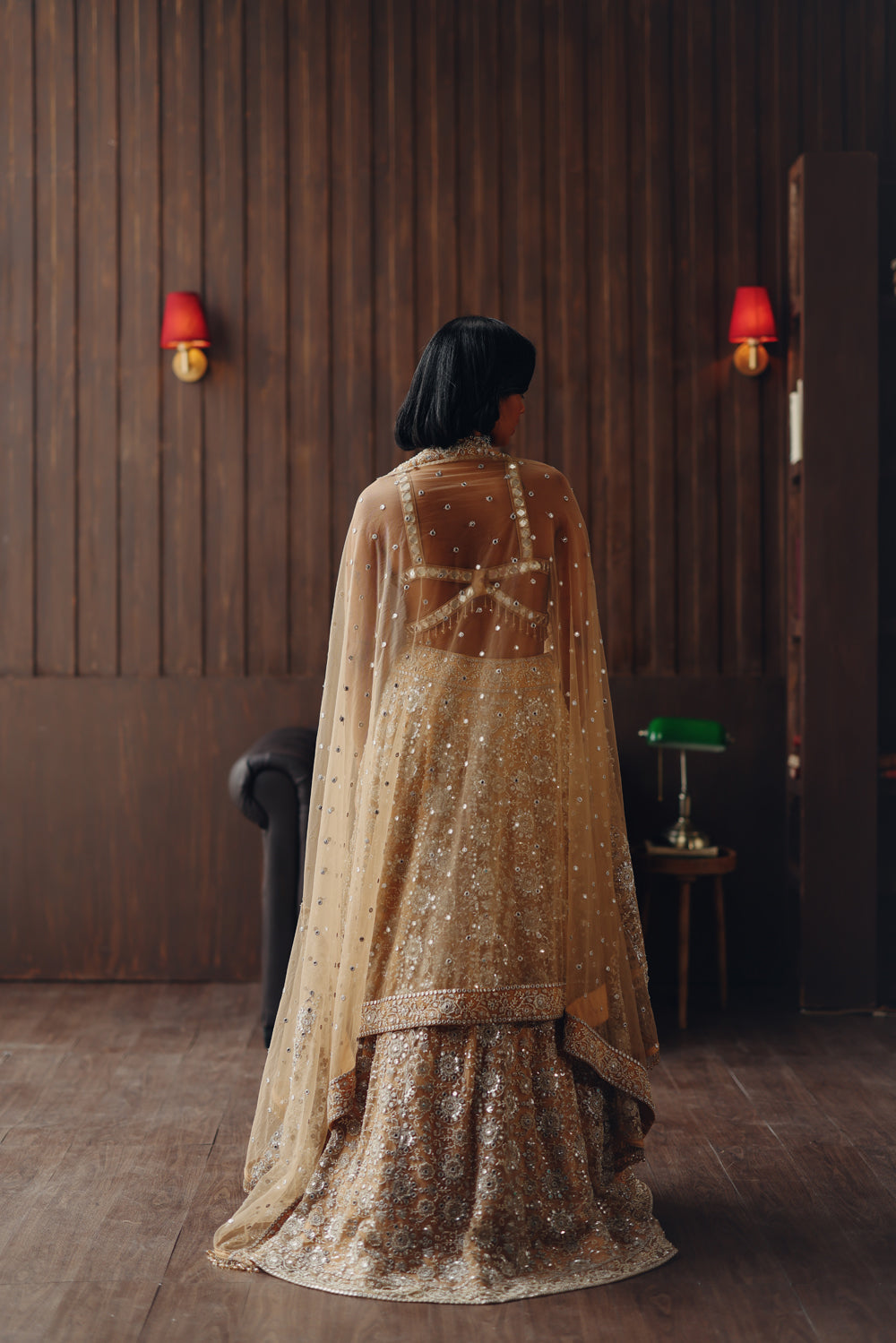 Golden Mirage Lehenga Set