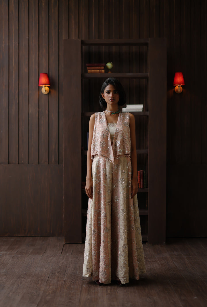 Asym Sleevless Jacket