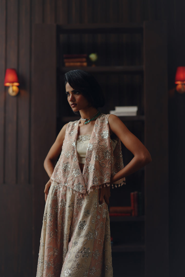 Asym Sleevless Jacket