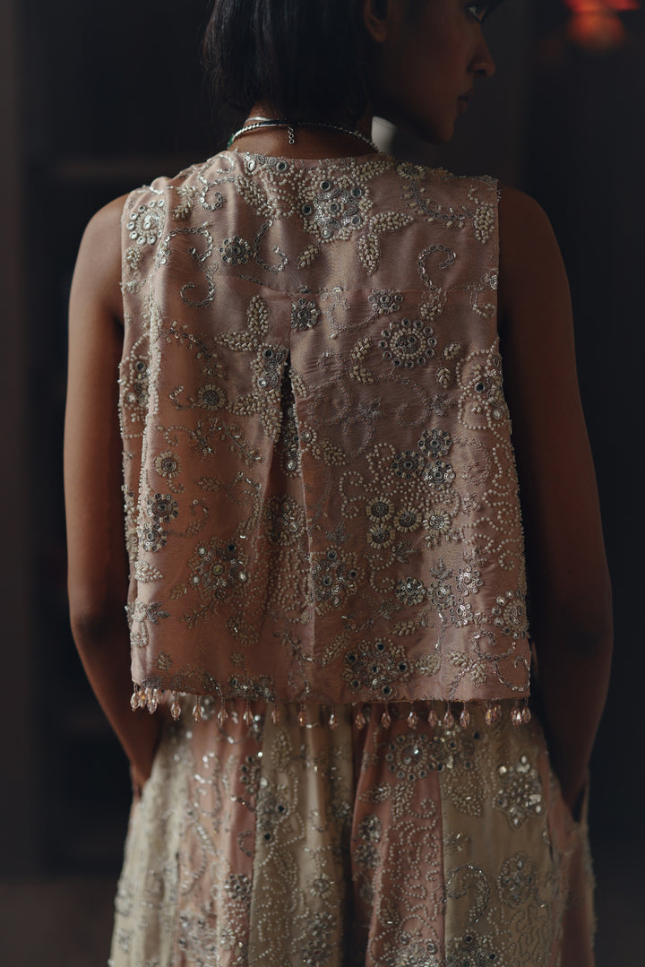 Asym Sleevless Jacket