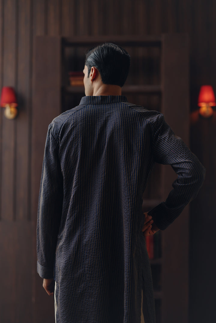 Pintuck Pathani Kurta