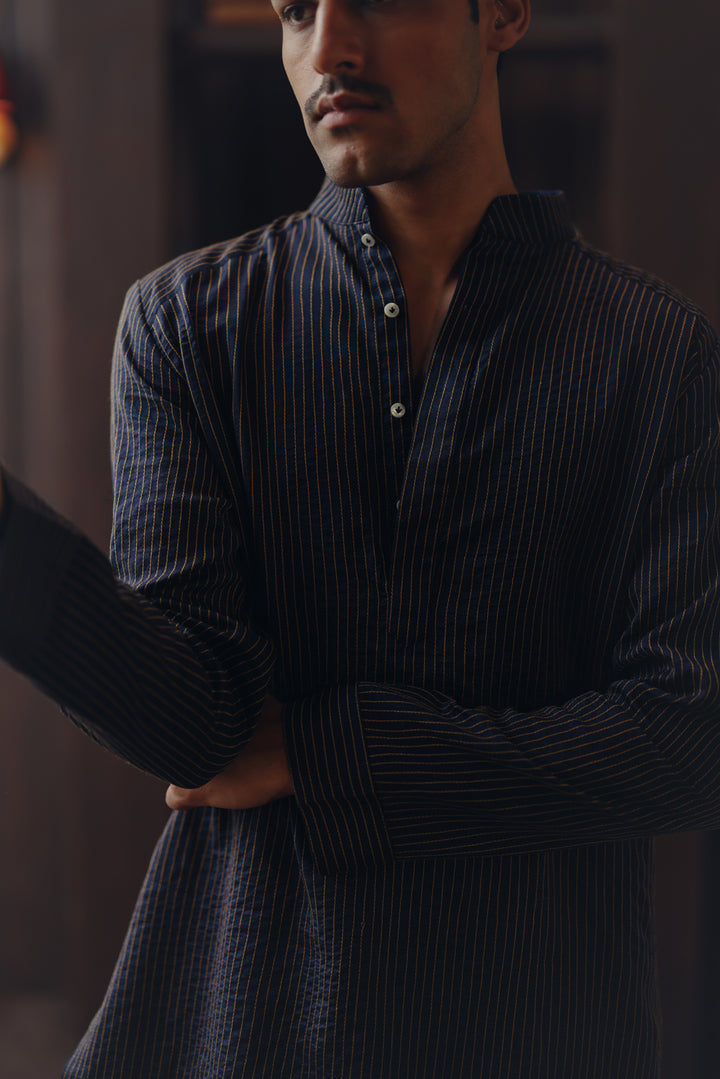 Pintuck Pathani Kurta