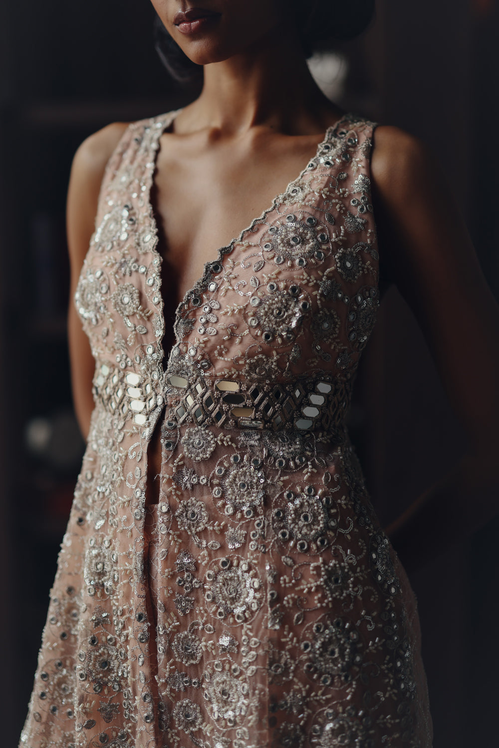 Long Sleeveless Jacket