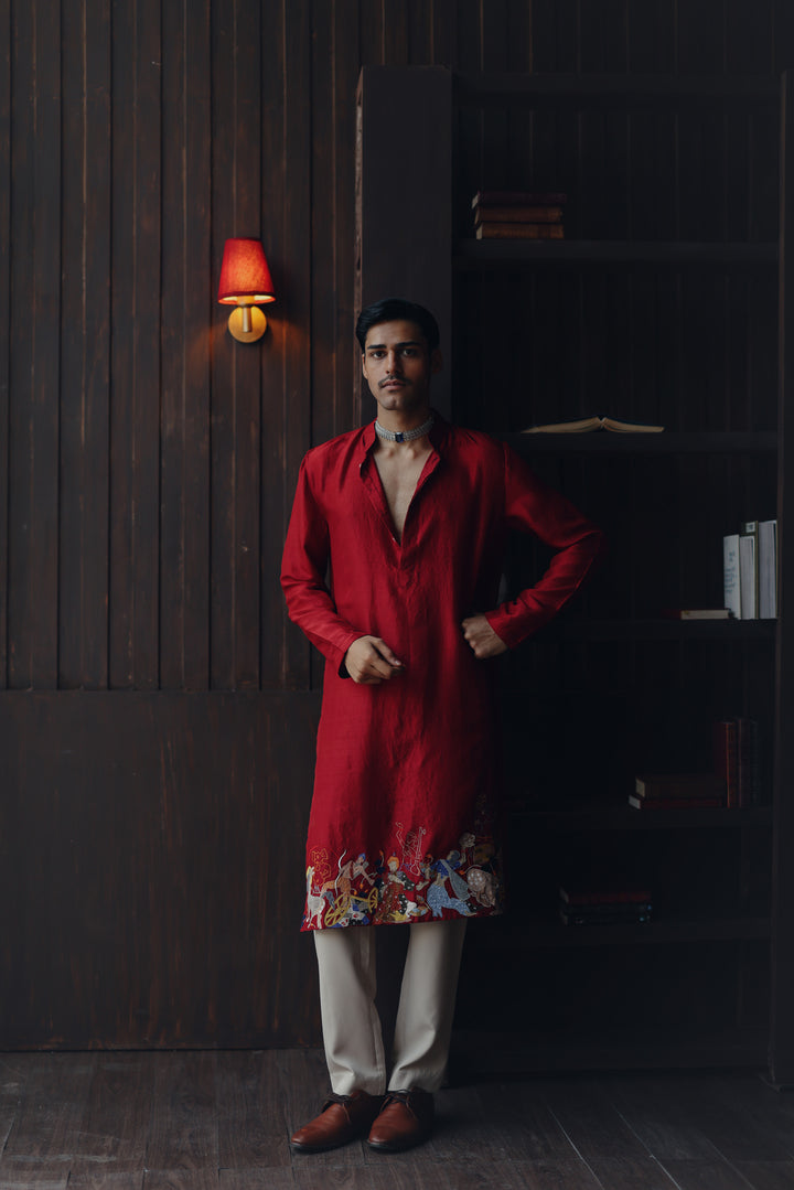 Art Deco Kurta Set