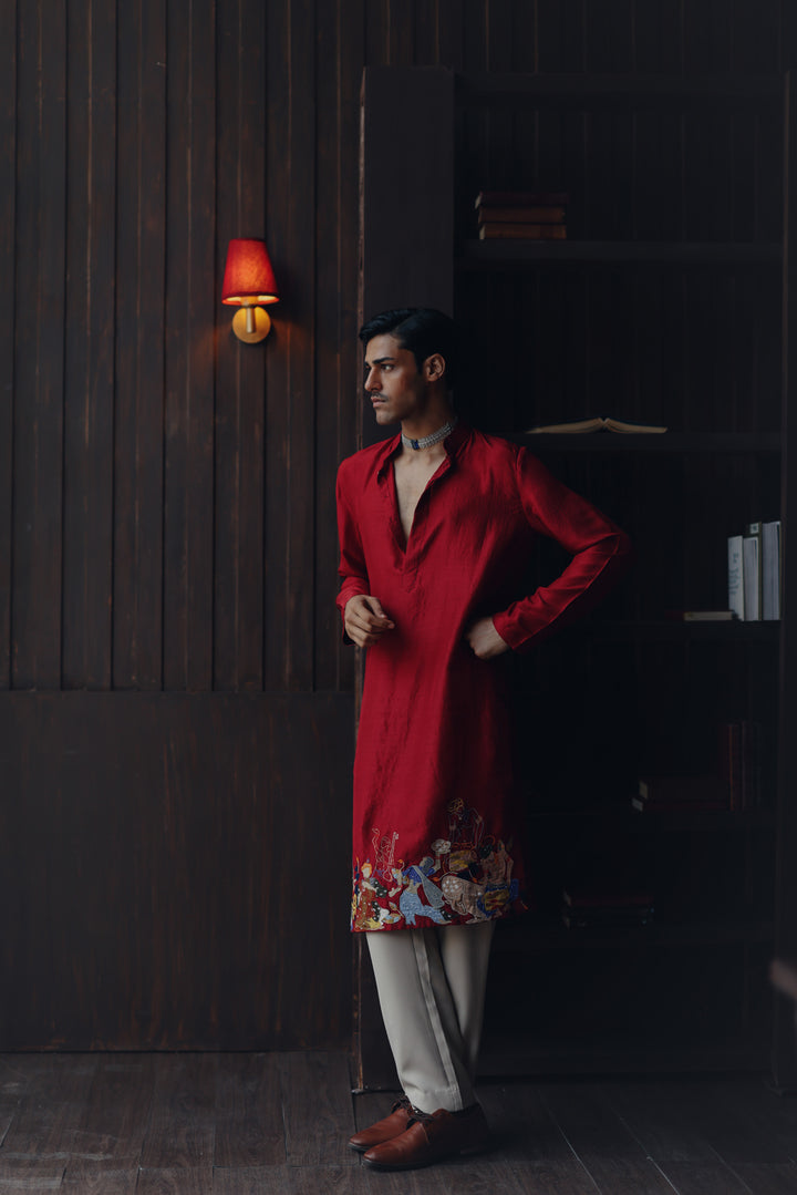 Art Deco Kurta Set