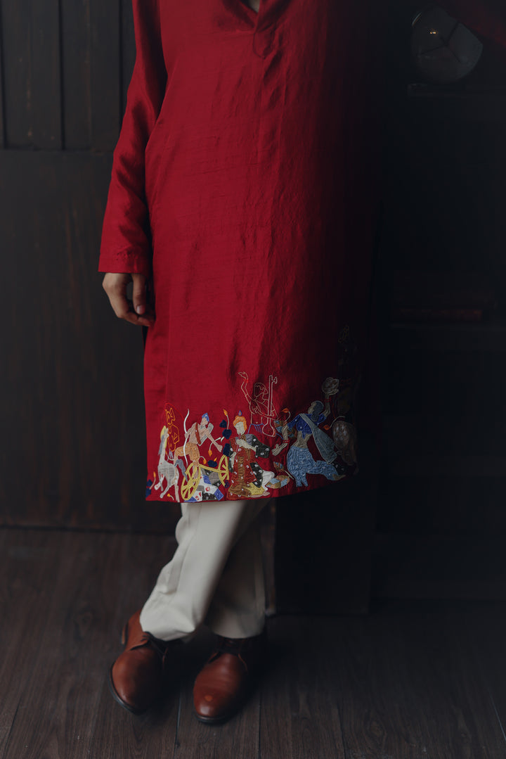 Art Deco Kurta Set