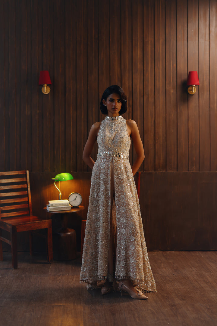 Hi Neck Front Open Jacket