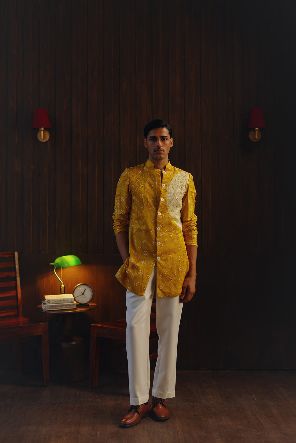 Shibori Bandhani Kurta Shirt Set