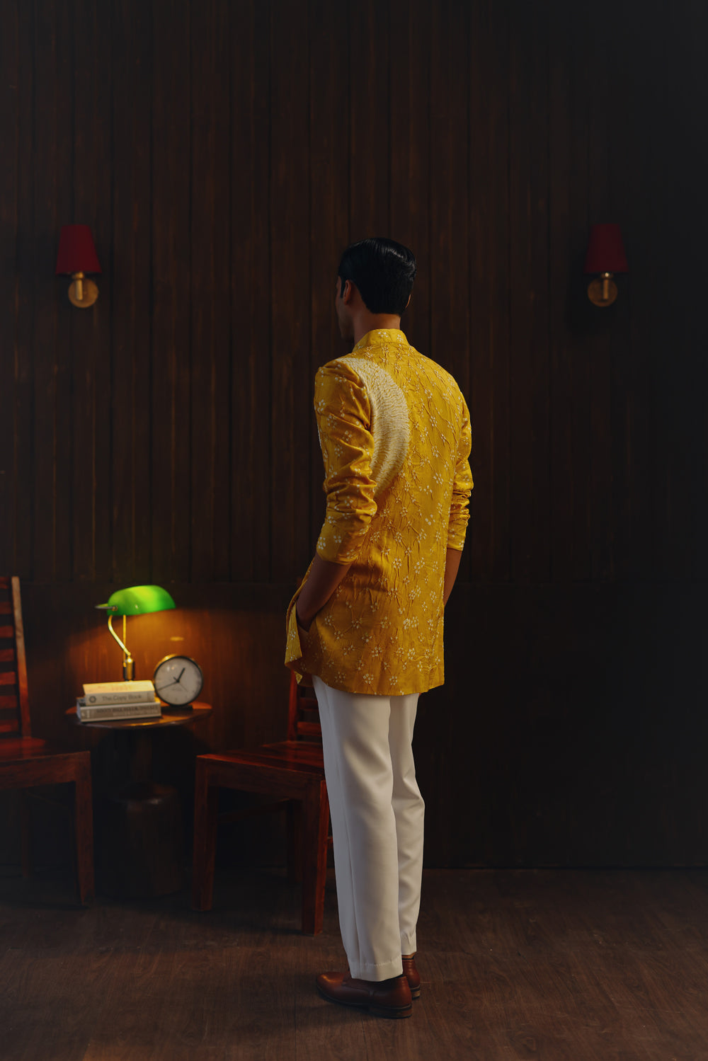 Shibori Bandhani Kurta Shirt Set