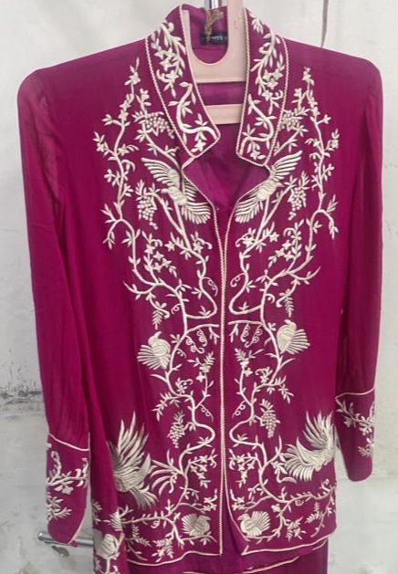 Parsi Gaara Jacket with lace finish