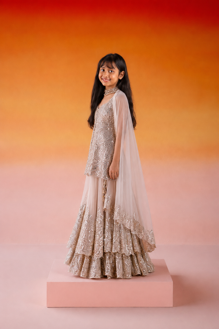 Layered Lehenga