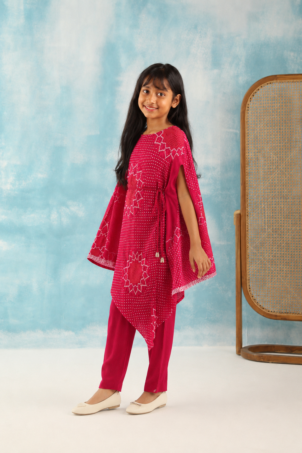 Kaftan Dress with Straight pants