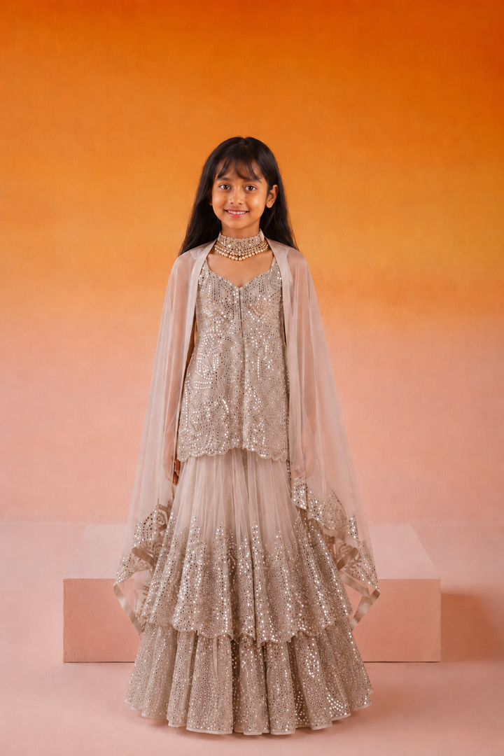 Layered Lehenga