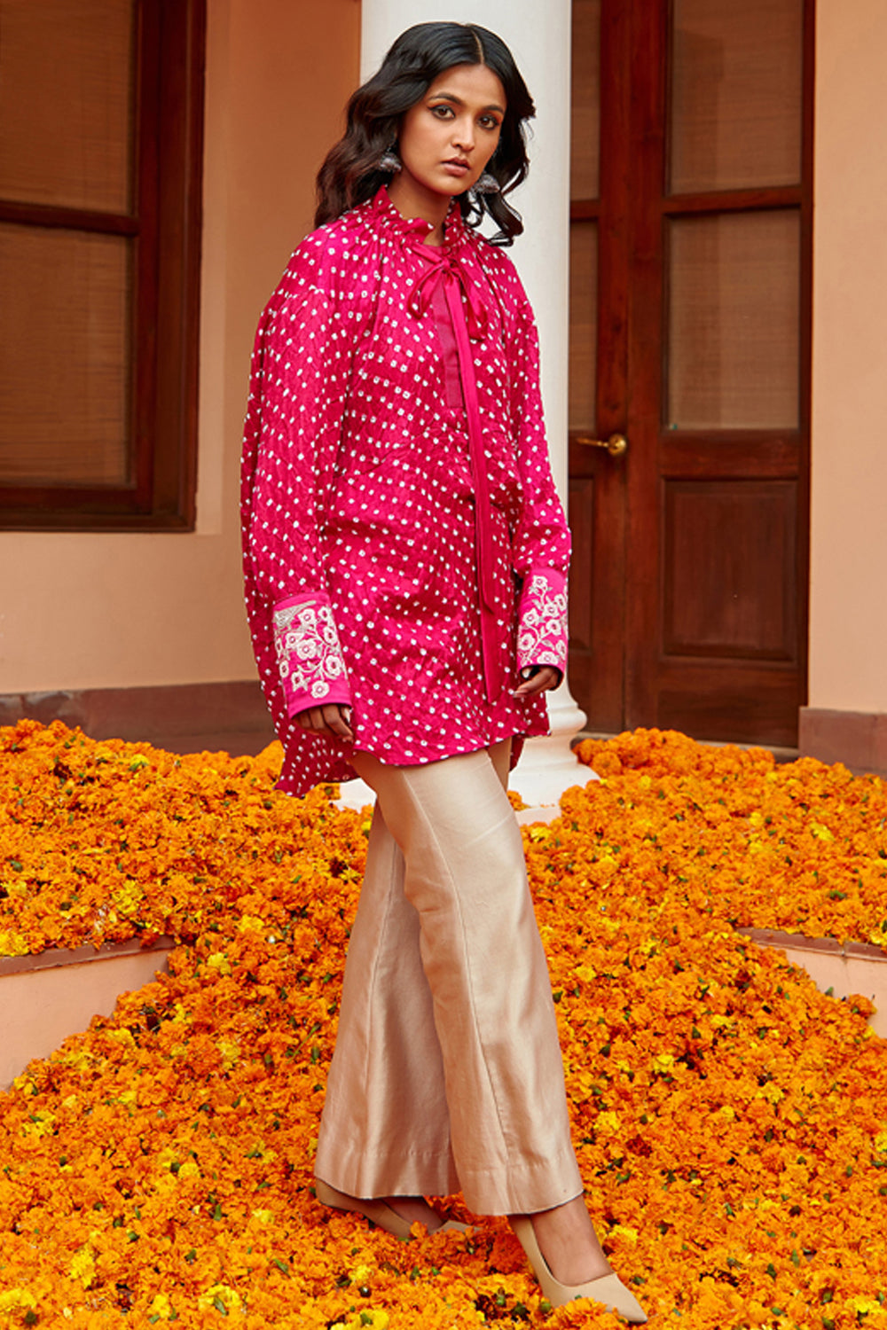 Bow Tie Frill Collar Top | Twenty Nine – 29india