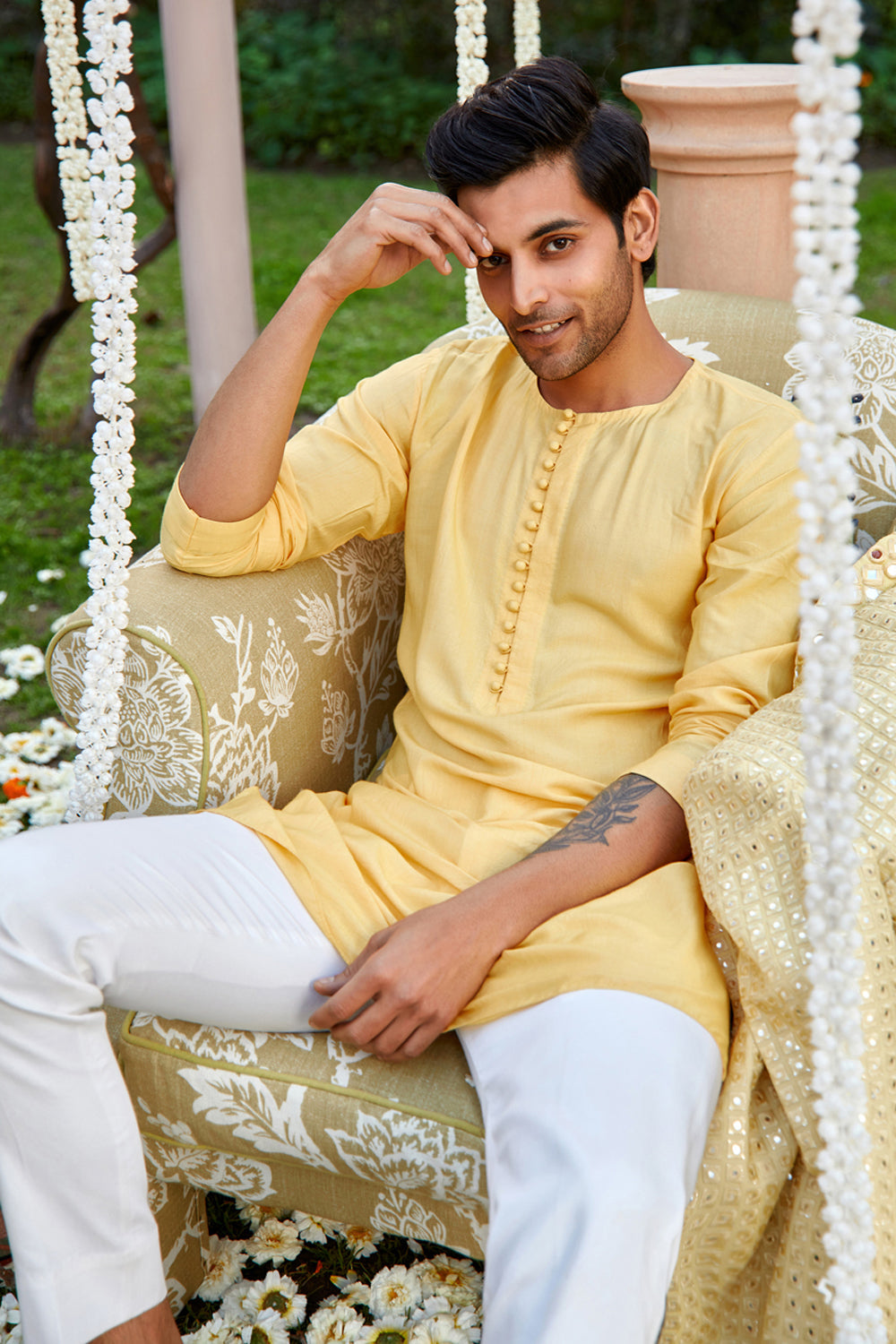 Long Mirrorwork Coat Jacket Set | Twenty Nine – 29india