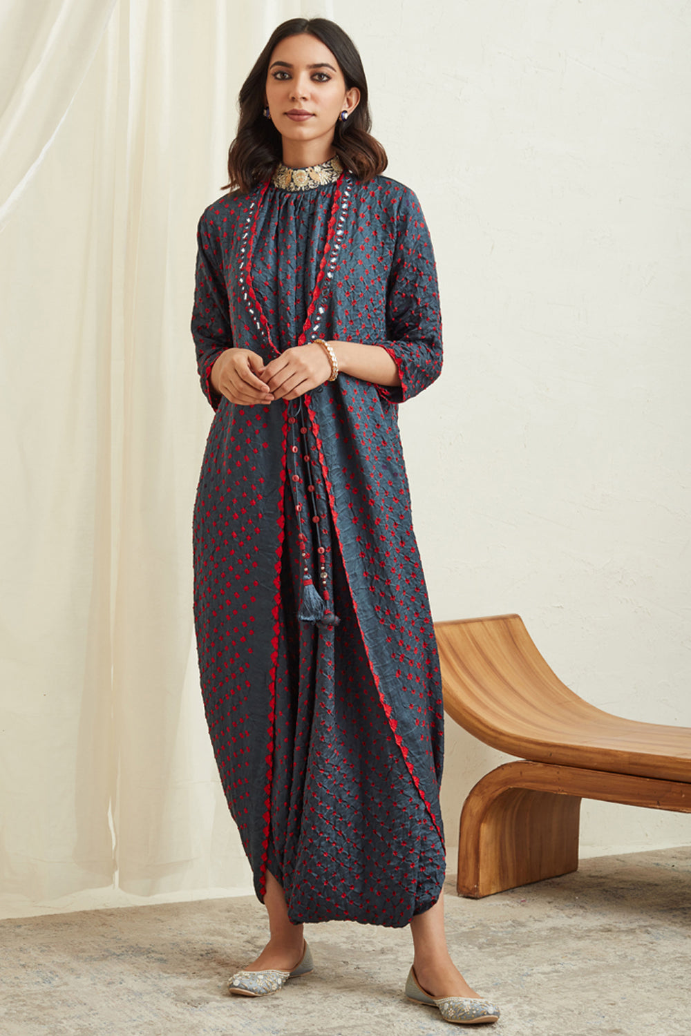 Gaji Silk Dhoti Pants Saree1