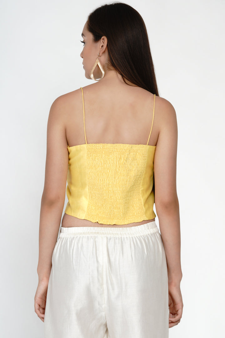 Yellow 18' corset